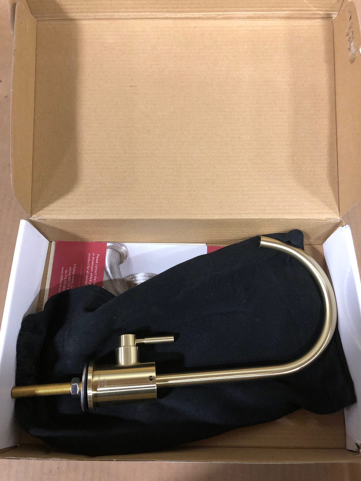 Rohl R7517AG Lux 0.5 GPM Cold Water Dispenser - Antique Gold