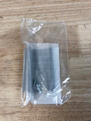 Amerock BP37191MB Streamline II 3 in. Center-to-Center (76mm) Modern Matte Black Cabinet Edge Pull