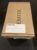 Emtek 2124MB138 Rustic Modern Rectangular 8-1/2 Inch Passage Mortise Pocket Door Lock for 1-3/8" Thick Doors - Medium Bronze