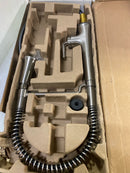 Kohler 23765-VS Tone Single Handle Pull Down Sprayer Kitchen Faucet in Vibrant Stainless