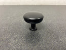 Amerock BP36780FB Factor 1-1/4 Inch Mushroom Cabinet Knob - Matte Black
