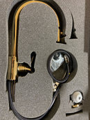 Perrin and Rowe U.4043EG-2 Holborn 1.8 GPM Single Hole Pull Down Bar Faucet - English Gold