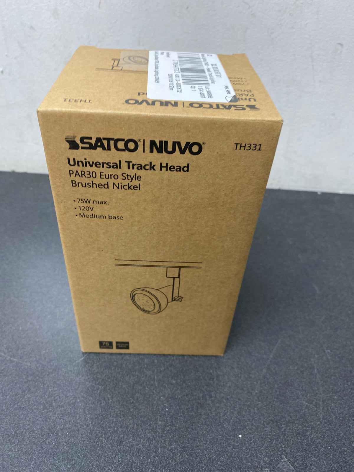 Nuvo Lighting TH331 Single Light 7-1/2" High H-Track Track Head - Brushed Nickel