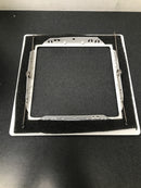 Elco EL11W 8" Square Trim with Fresnel Glass Lens - White