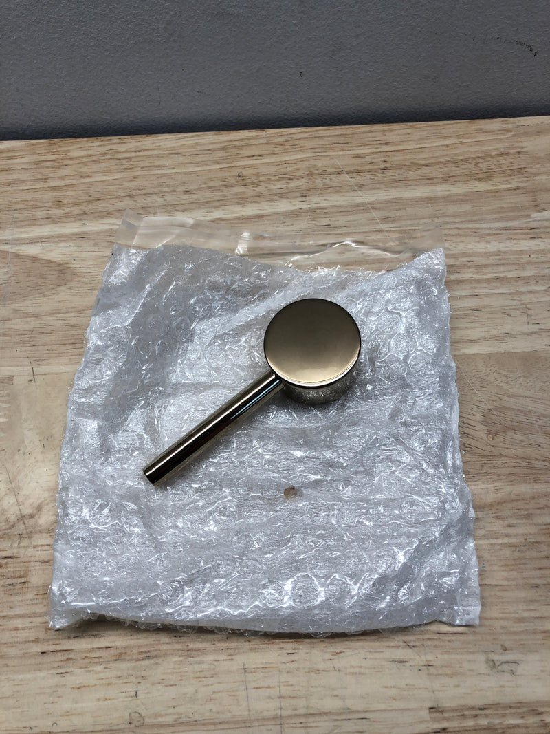 Brizo 61363LF-C-BLGL Litze 1.5 GPM Cold Only Water Dispenser Beverage Faucet with Angled Spout - RO Compatible - Matte Black / Luxe Gold