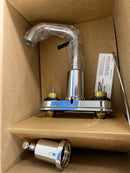 Moen WS84228 Two-Handle High Arc Bathroom Faucet, Chrome