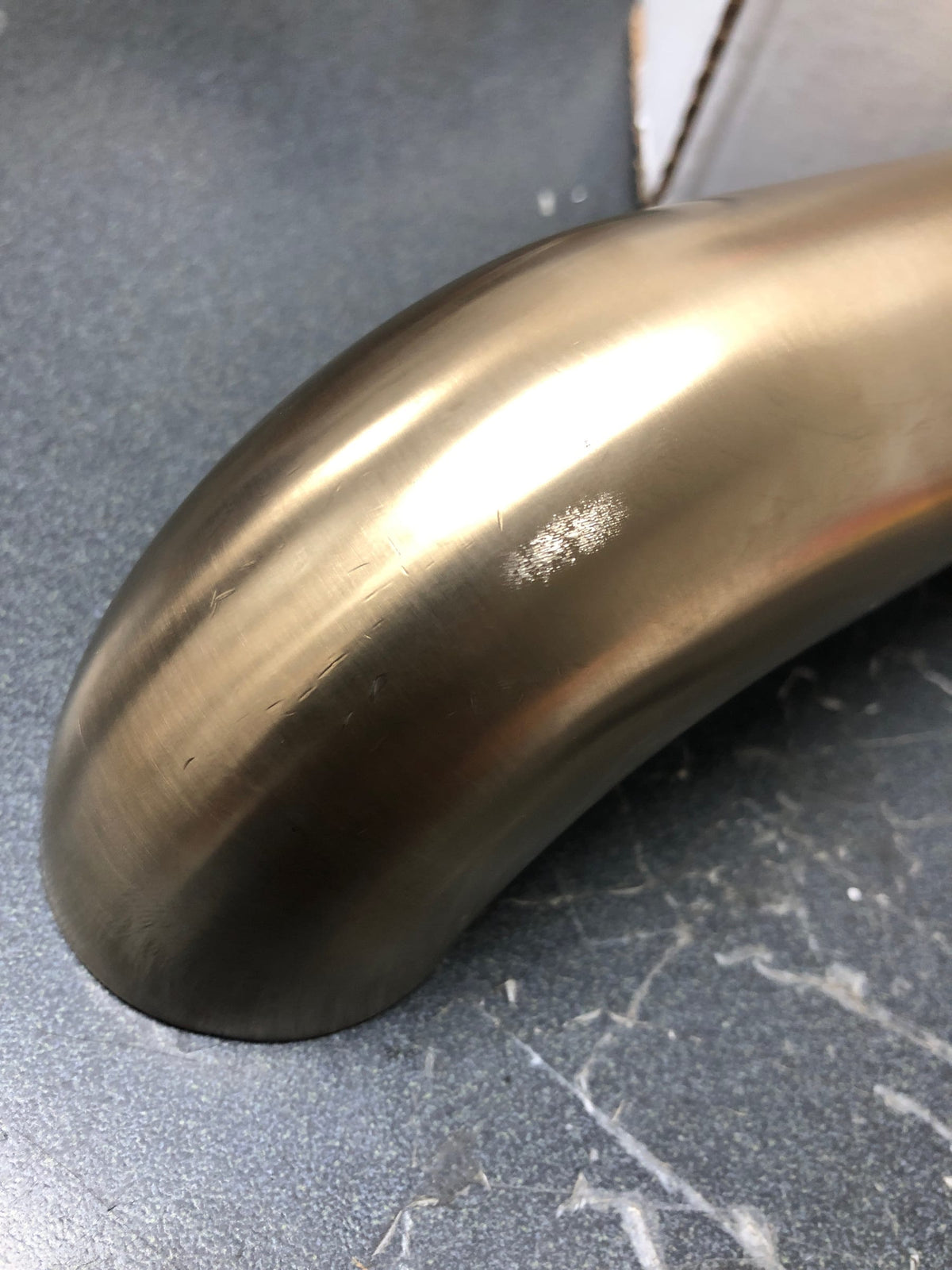 Delta RP77350CZ Trinsic 7" Non Diverter Wall Mounted Tub Spout - Champagne Bronze