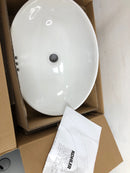 Kohler K-99183-0 White Vox 20" Vessel Vitreous China Bathroom Sink with Overflow