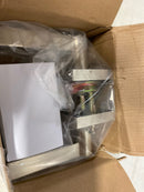 Miseno MLK3022SN Lorton Flat Bar Privacy Door Lever Set - Satin Nickel