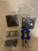 Emtek 2135US10B Square Tubular 2-1/2" Privacy Pocket Door Lock - Oil Rubbed Bronze