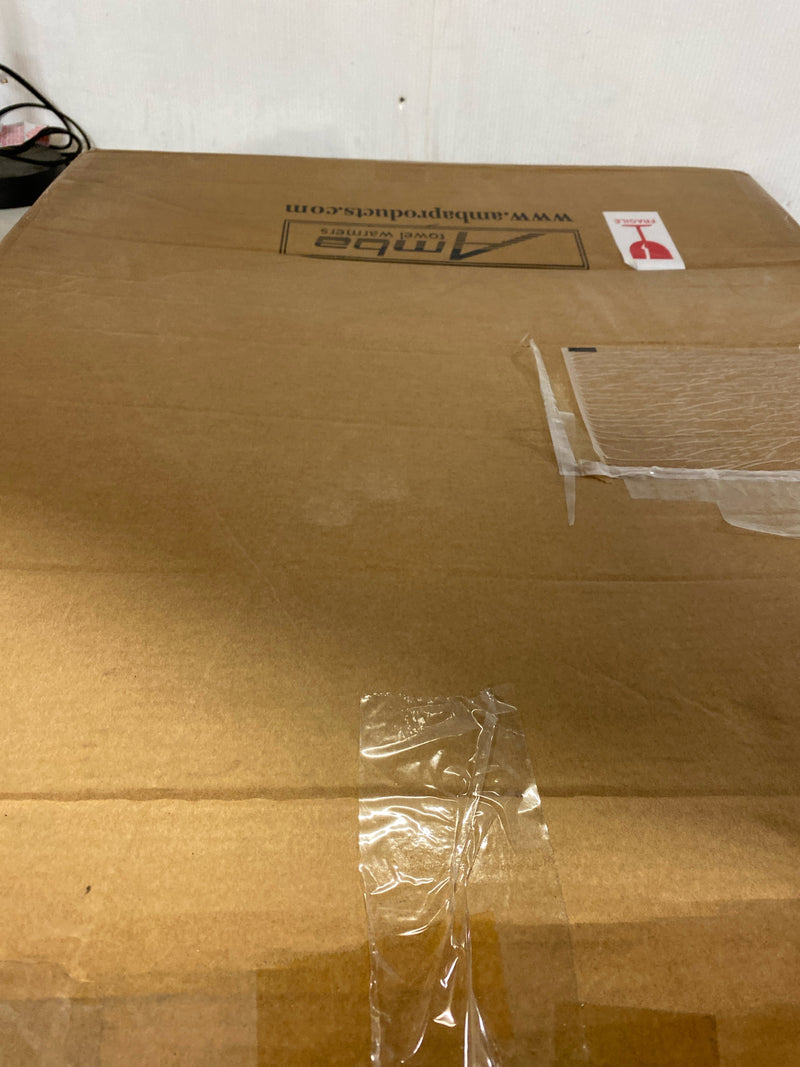 Amba RSWH-B Radiant Square Hardwired + Plug-in Combo 10 Bar Towel Warmer in Brushed