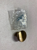 Emtek 86468US4 Overland 1-3/4 Inch Mushroom Cabinet Knob from the Transitional Heritage Collection - Satin Brass