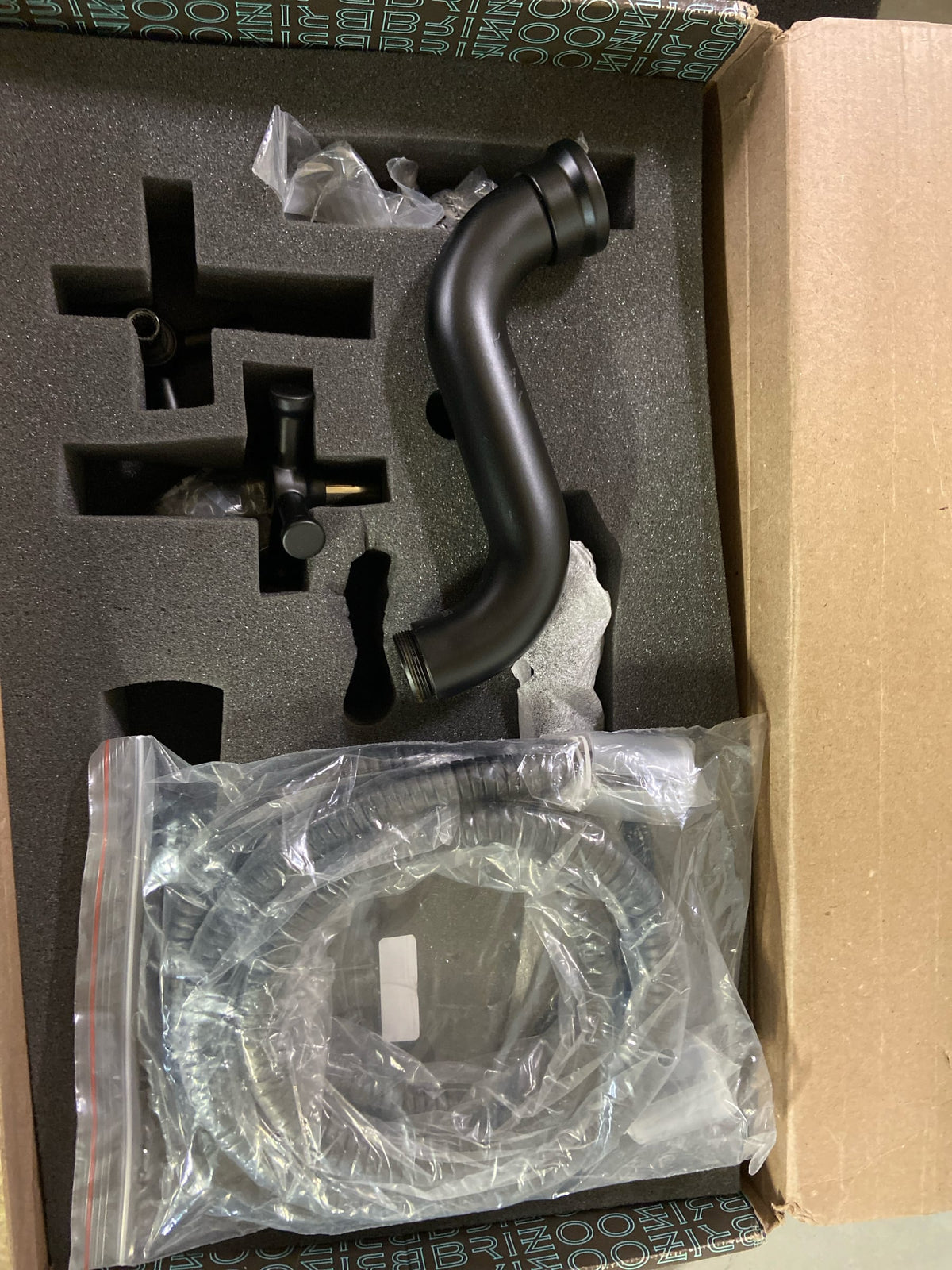 Brizo T70341-BL Atavis Two Handle Tub Filler Trim Kit with Hand Shower and Cross Handles - Less Body Assembly and Union - Matte Black