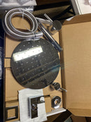 Delta T342702 Modern Round Non Shared Function Shower System Package with 1.75GPM Single Function Shower Head and Hand Shower - Less Rough-In - Chrome