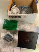 Delta T14467-BL Ara Monitor 14 Series Single Function Pressure Balanced Tub and Shower - Less Rough-In Valve - Matte Black