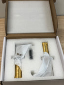 Delta H591CZ-PR Tetra Wall Mount Tub Filler Handles - Lever - Lumicoat Champagne Bronze