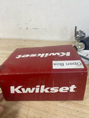 Kwikset Milan Passage Door Lever Set with Square Rosette