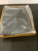 Signature Hardware 302149 Mission Cast Iron Floor Register - 9" x 12" - Black Powder Coat