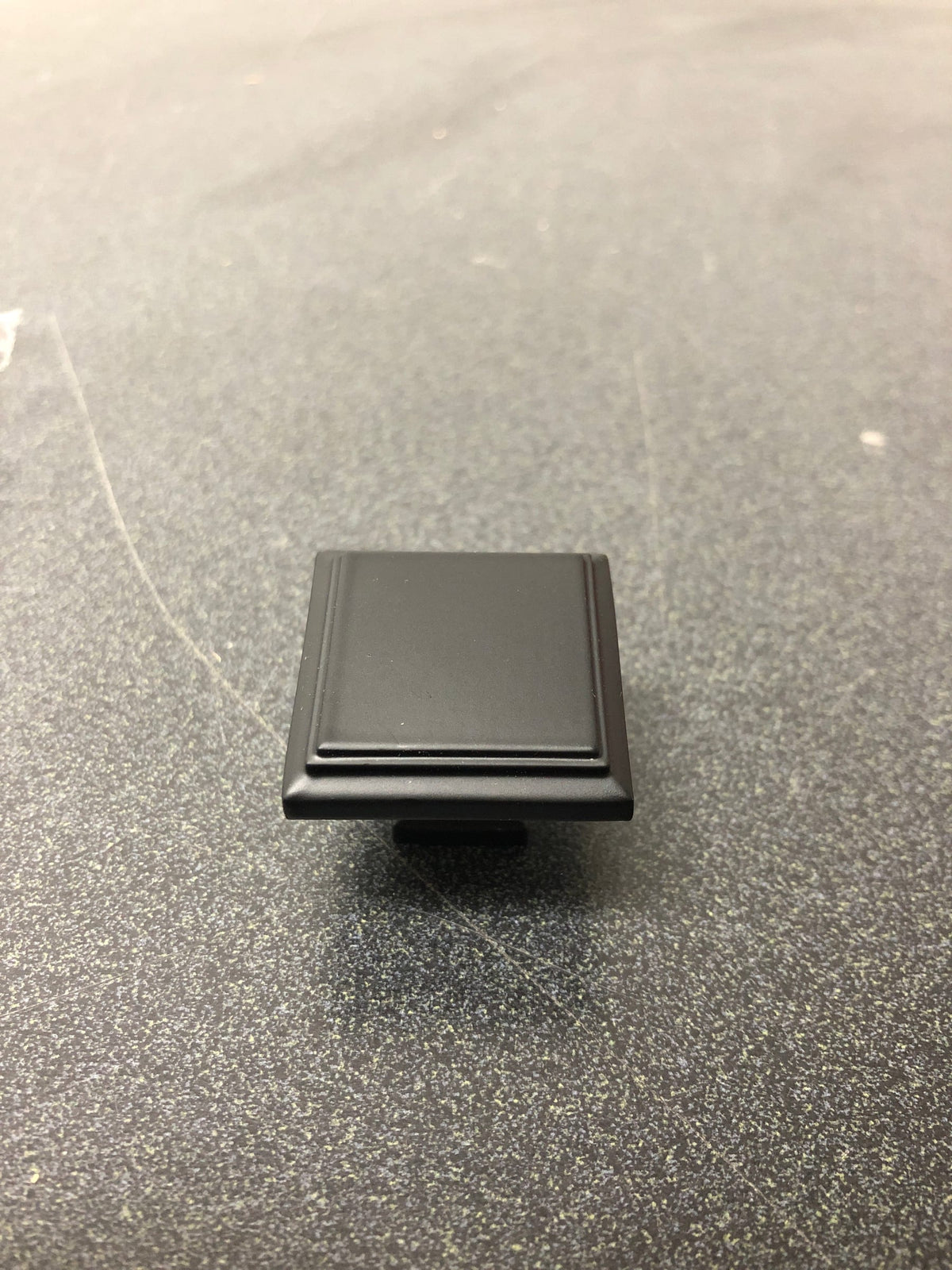 Amerock BP36758FB Appoint 1-1/4 Inch Square Cabinet Knob - Matte Black
