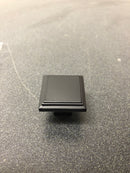 Amerock BP36758FB Appoint 1-1/4 Inch Square Cabinet Knob - Matte Black