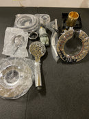 Delta 142840-I Arvo Pressure Balanced Shower System with Shower Head, Hand Shower, Shower Arm, Hose, and Valve Trim - Chrome
