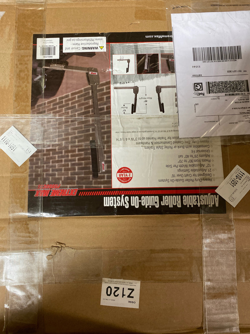 Extreme Max 3005.2184 Adjustable Roller Guide-On System