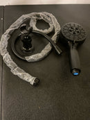 Delta 55884-BL 7-Spray Patterns 4.5 in. Wall Mount Handheld Shower Head 1.75 GPM with Cleaning Spray in Matte Black