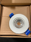 Nora NM2-2RG4027MPW 2" Mini Recessed Gimbal, 400 Lumens - No Housing Required (Matte Powder White, 2700K)