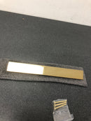 Alno A970-8-PB/NL Tab 8-1/2 Inch Long Finger Cabinet Pull - Unlacquered Brass