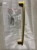 Baldwin 4665044 Severin A 8 Inch Center to Center Bar Cabinet Pull - Satin Brass