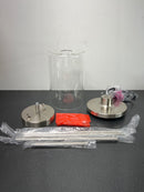 Bellevue GP17656BN Lydia Single Light 6" Wide Mini Pendant with Clear Glass Shade - Brushed Nickel