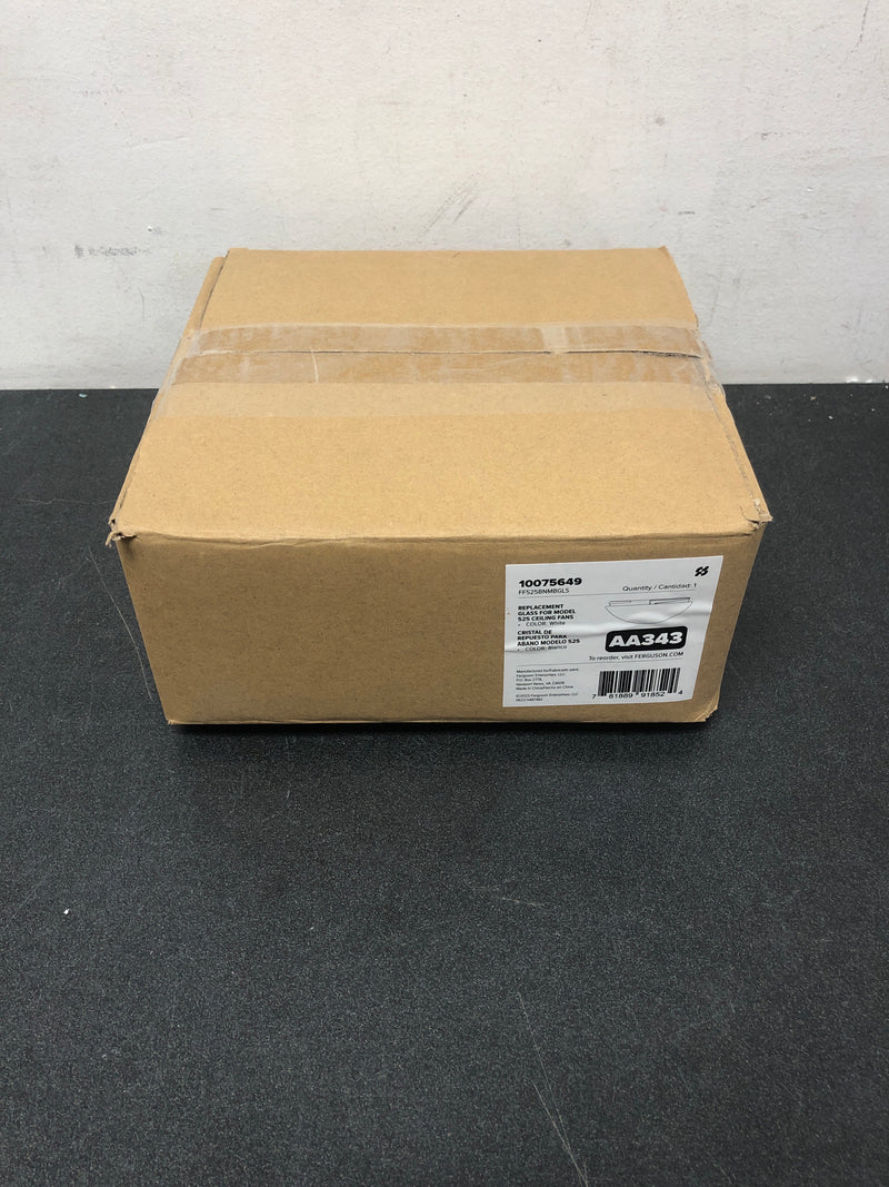 Miseno FF525BNMBGLS Replacement Glass Globe - Glass (7-5/8" mounting)