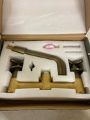 Cadeninc DT-LQTH-08FG Double Handle Wall Mounted Bathroom Sink Faucet in Archaize