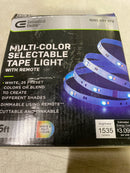 Commercial electric 423510 16 ft. LED White and RGB Tape Light Kit- Under Cabinet Light