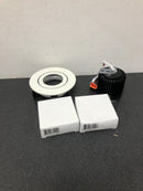 Nora Lighting NIOB-2RG30XWW/10 Iolite 2" LED Adjustable Recessed Trim - 3000K - 1000 Lumens - White