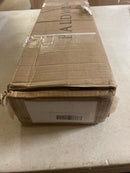 Baldwin EEELIxCURREBE003 Elizabeth One Piece Single Cylinder Keyed Entry Handleset with Right Handed Interior Curve Lever and Emergency Egress Function - Polished Brass