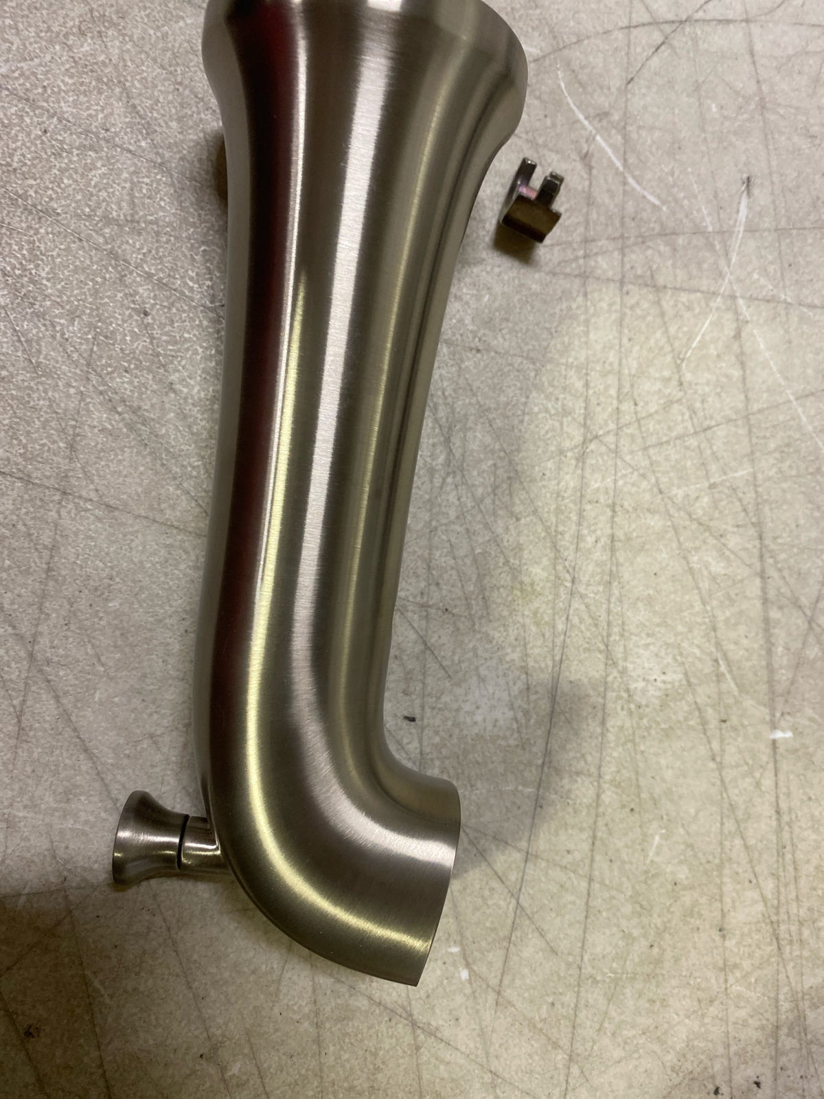Kohler K-28563-BN Tempered 6-3/8" Integrated Diverter Tub Spout - Vibrant Brushed Nickel