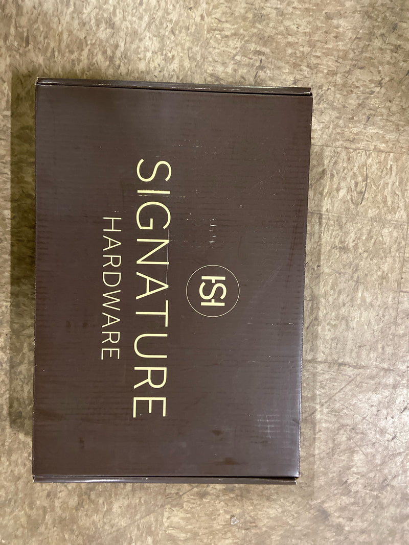 Signature Hardware 955162-LV Lexia Deck Mounted Roman Tub Filler with Hand Shower - Less Rough-In Valve - Brushed Nickel