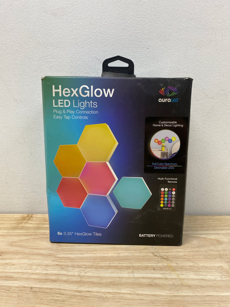 Tzumi 8970HD Aura LED Hex Glow Battery Operated Light (6-Pack)