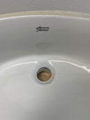 American Standard 497221.02 Ovalyn 19" Undermount Porcelain Bathroom Sink - White