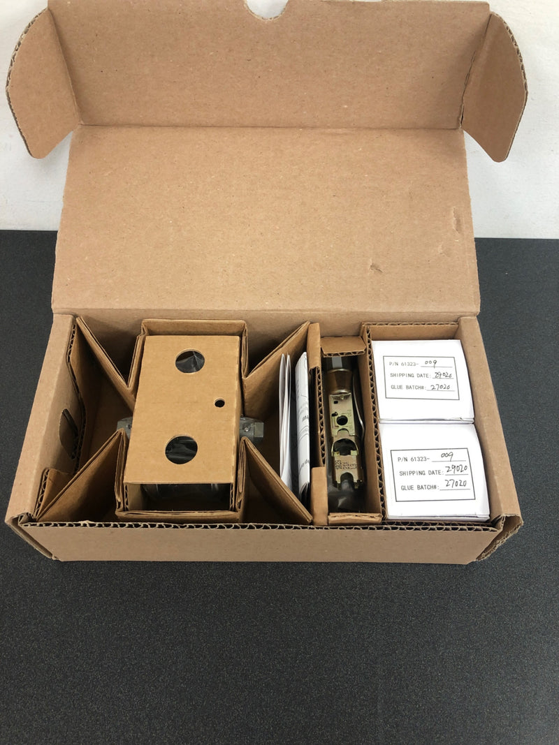 Baldwin PSCRYTAR044 Crystal Passage Door Knob with Arch Rose - Satin Brass