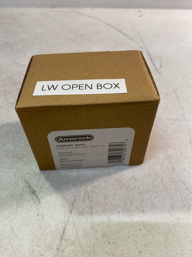 Amerock BH36070CZ Appoint Robe Hook - Champagne Bronze