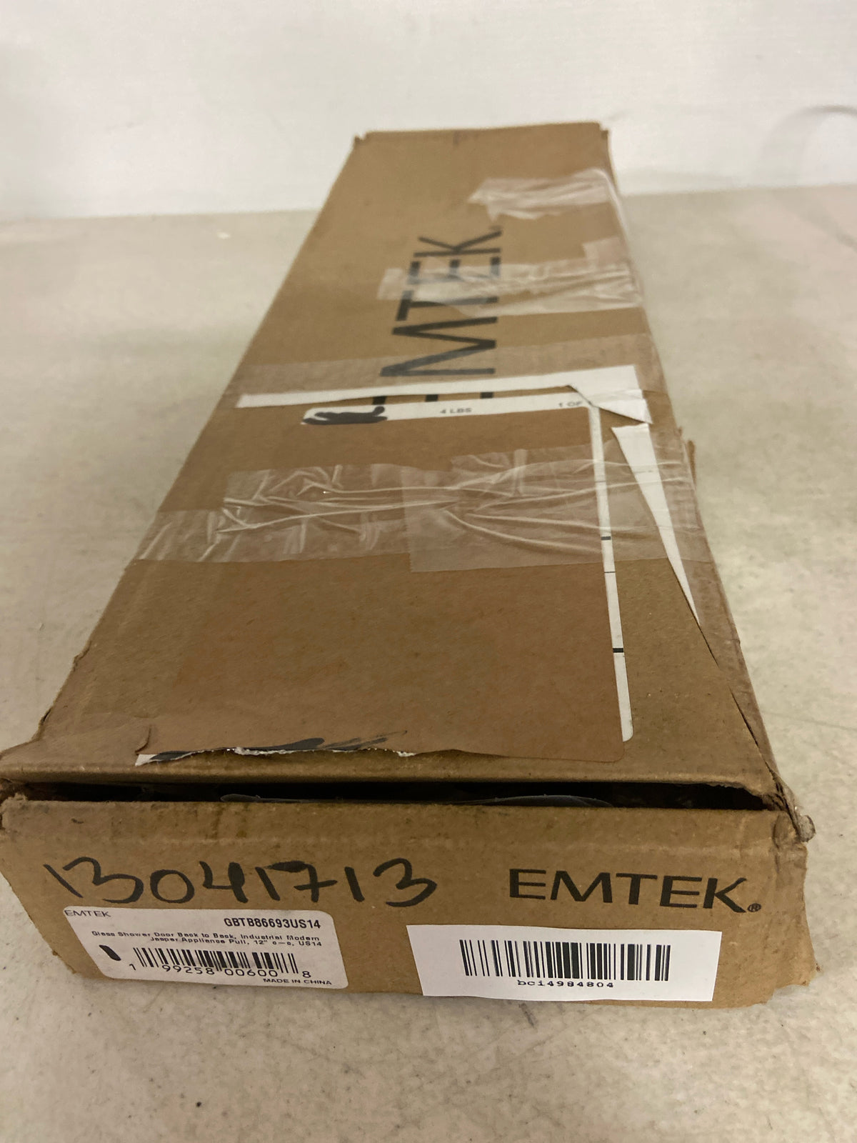 Emtek GBTB86693US14 Jasper 12" Center to Center Back to Back Appliance Door Pull Set - Polished Nickel