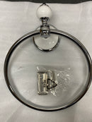 Signature Hardware 413136 Adelaide 9-1/2" Wall-Mounted Towel Ring - Chrome