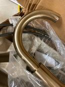 Delta 559HAR-CZ-DST Trinsic 1.2 GPM Single Hole Bathroom Faucet with Push Pop-Up Drain Assembly - Champagne Bronze