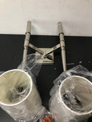 Craftmade 44662-PLN Ella 2 Light 13" Wide Wall Sconce with White Linen Shade - Polished Nickel