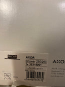 AXOR ShowerSolutions 10-inch Modern Showerhead 2-Spray PowderRain, Intense PowderRain with QuickClean in Chrome, 35315001