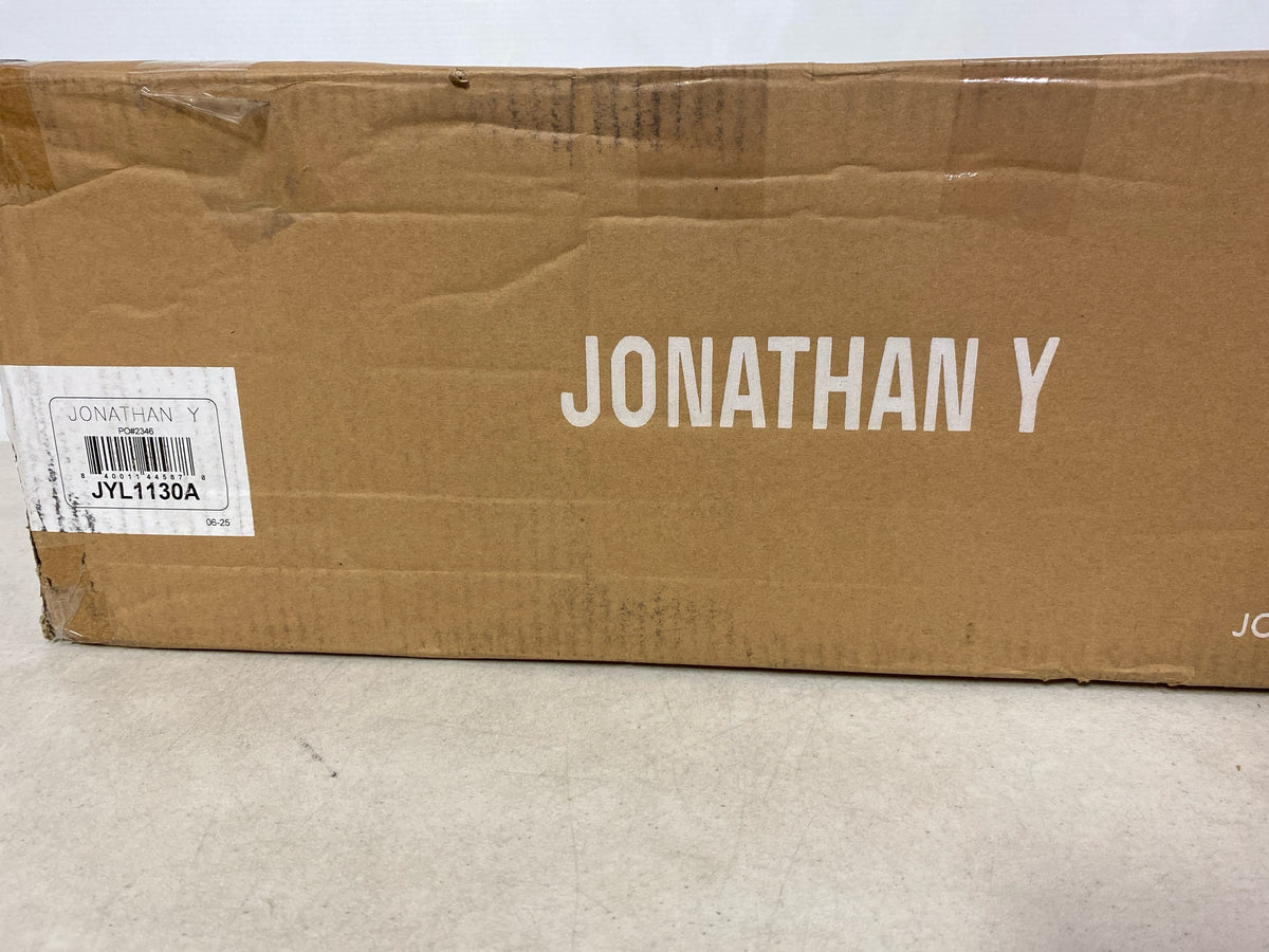 JONATHAN Y Lighting JYL1130A Edris 25" Tall LED Desk Lamp With USB Charging Port - Black