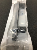 Alno A2901-4-MB Vita Bella 4" Center to Center Modern Industrial Knurled Bar Cabinet Handle / Drawer Pull with Eye Posts - Made in Italy - Matte Black