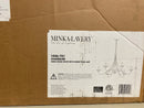 Minka Lavery 1046-701 Westchester County 6 Light 40" Wide Taper Candle Chandelier - Farm House White with Gilded Gold